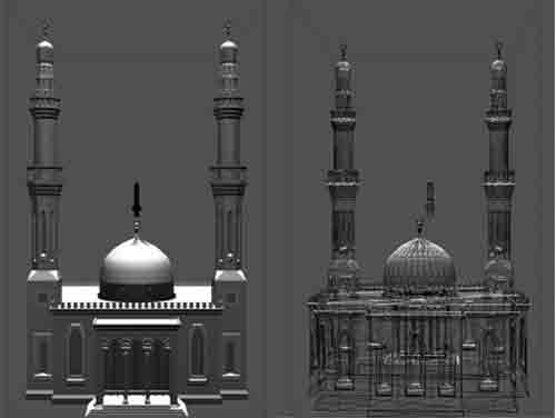 Mosque cairo 3DS