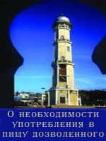 О необходимости употребления в пищу дозволенного